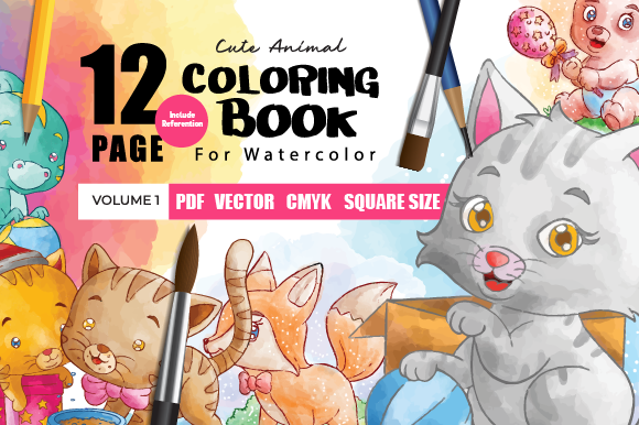 Cute Animal Coloring Book for Watercolor: A Designer’s Real-World Embroidery Review