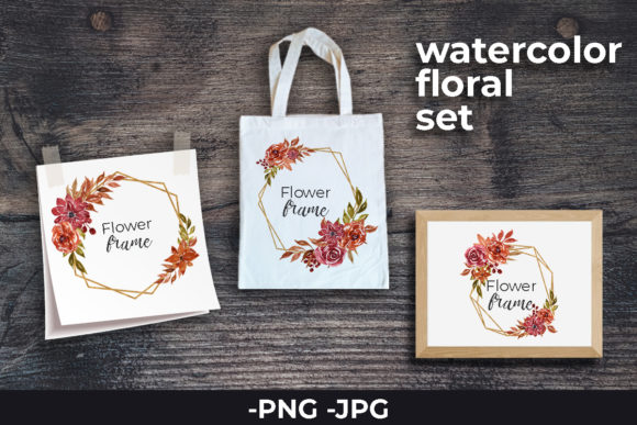 Frame Watercolor Floral Autumn Set: A Crafts Designer’s Review for Real Client Projects