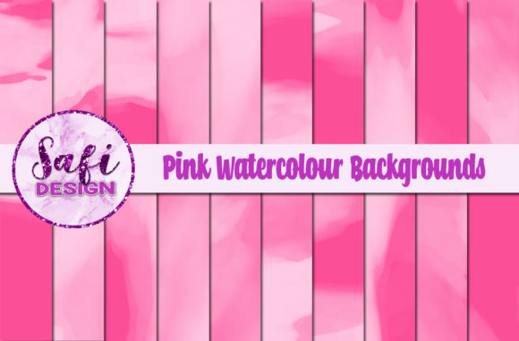 h1Pink Watercolour Digital Papers for Creative Sellersh1