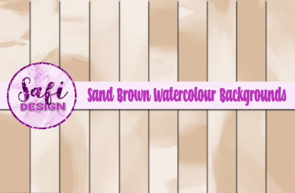Sand Brown Watercolour Backgrounds for Content Publishers