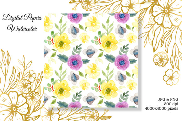 Seamless Pattern Floral Watercolor 14 Review