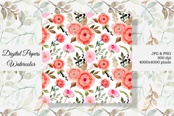 Seamless Pattern Floral Watercolor 6: Patterns Review