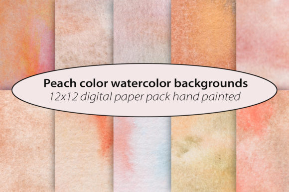 Soft & Inviting: Reviewing Peach Color Watercolor Backgrounds for Modern Branding