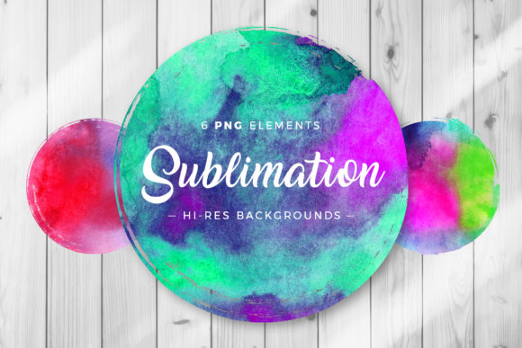 Sublimation Watercolor Backgrounds for Crafters & Handmade Business Owners