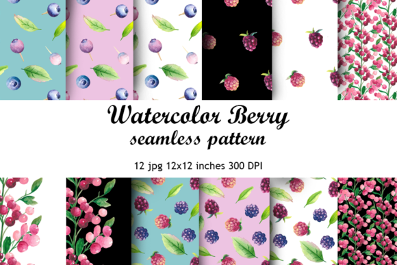 Watercolor Berry Seamless Pattern: A Brand Designer’s Review for Local Business Branding