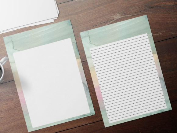 Watercolor Blue Pink Papers for Print Templates: A Crafter’s Honest Review