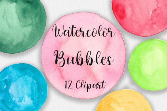 Watercolor Bubbles Clipart: A Designer Review