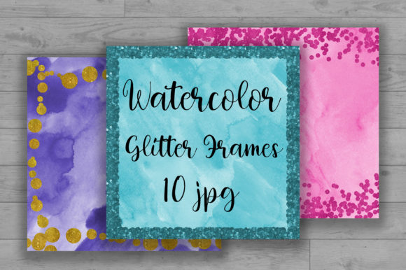 Watercolor Glitter Frames Background – A Craft Designer’s Honest Review for Real Projects