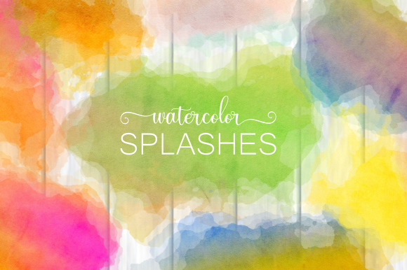 Watercolor Ink Splashes for Creative Backgrounds