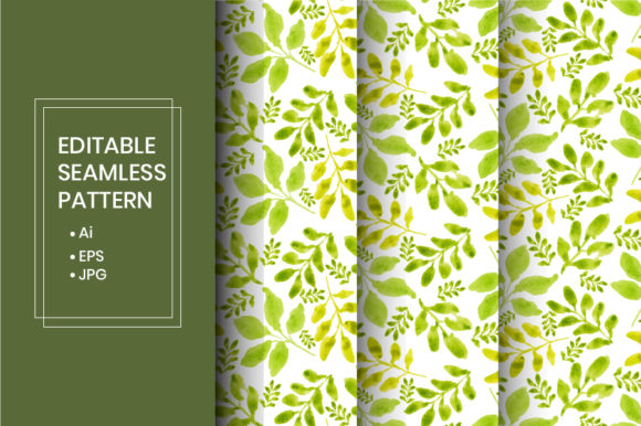 Watercolor Leaves Seamless Pattern Review