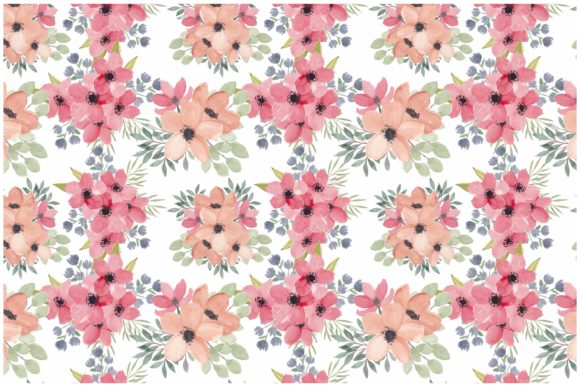 Watercolor Pink Petal Flower Pattern: A Soft, Feminine Touch for Blog and Editorial Design