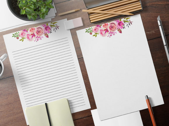 Watercolor Pink Roses Print Templates: A Designer’s Review for Real Business Branding