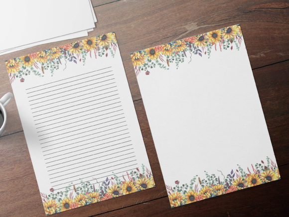 Watercolor Sunflowers Floral Stationery for Print Templates: A Crafter’s Honest Review